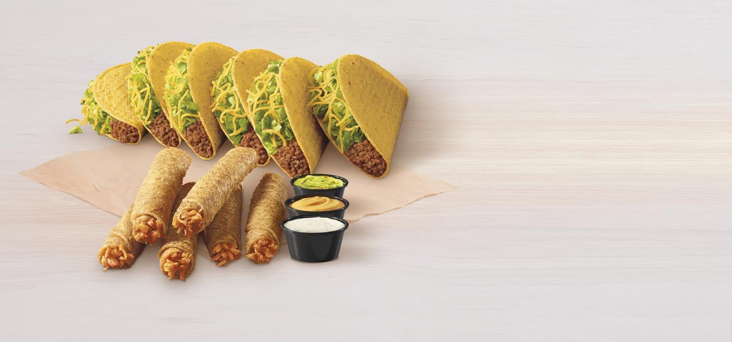 Rolled Chicken Tacos Party Pack