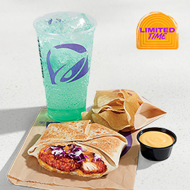 Southwest Hot Chicken Crunchwrap Combo