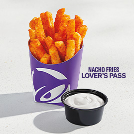 Nacho Fries and Reduced-Fat Sour Cream