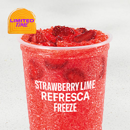 Strawberry Lime Refresca Freeze