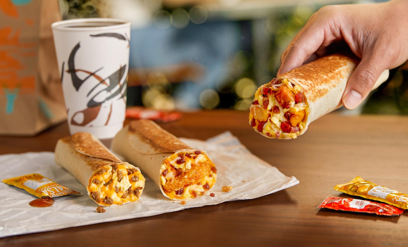 Taco Bell Debuts New Toasted Breakfast Burrito Menu Reminding Fans That Breakfast Burritos Are Better Left To Burrito Experts
